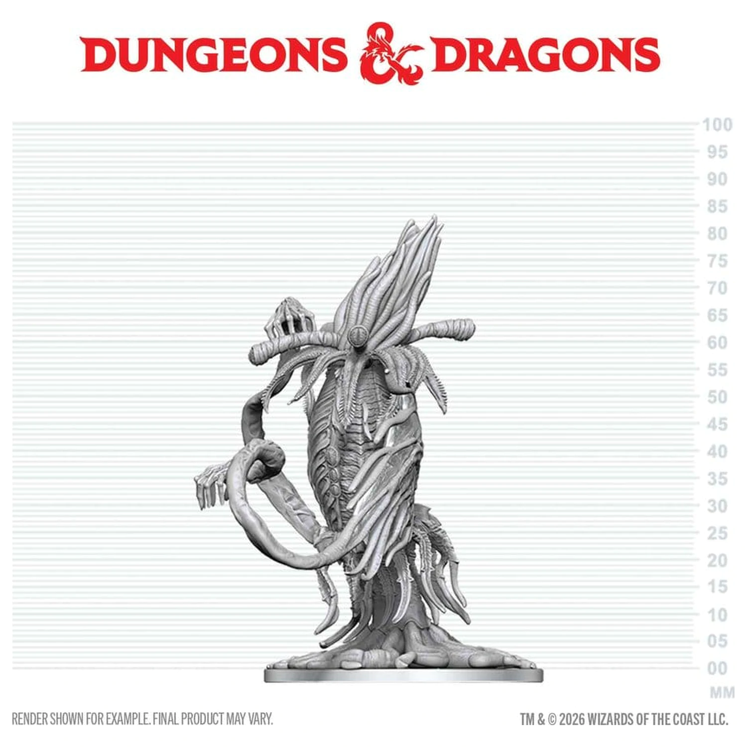 Dungeons & Dragons Nolzur's Marvelous Miniatures Miniatură nevopsită Elder Thing 20 cm poza produsului