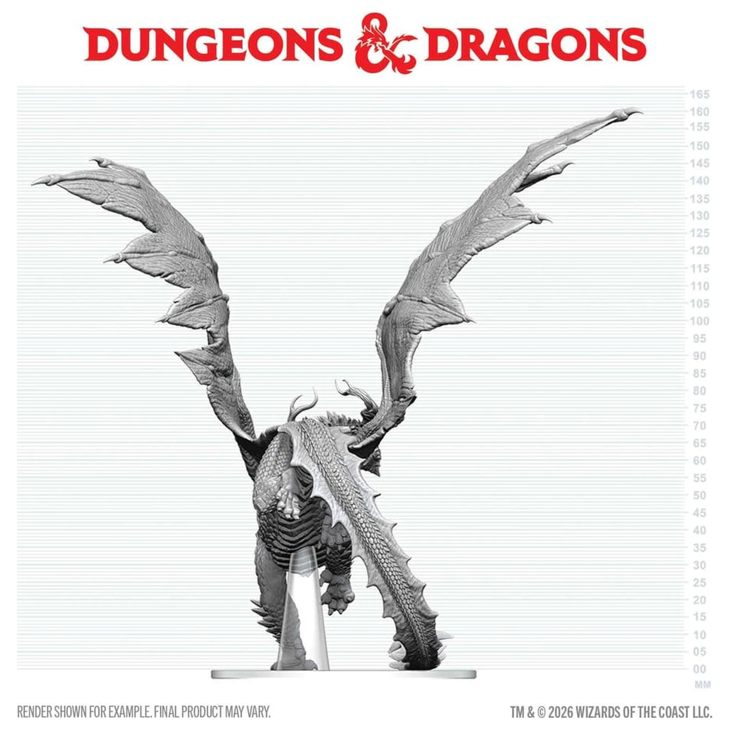 Dungeons & Dragons Nolzur's Marvelous Miniatures Miniatura nepictata Dragon spiritual adult 24 cm poza produsului