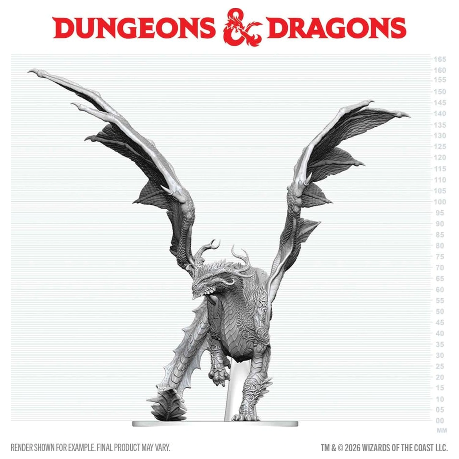 Dungeons & Dragons Nolzur's Marvelous Miniatures Miniatura nepictata Dragon spiritual adult 24 cm poza produsului
