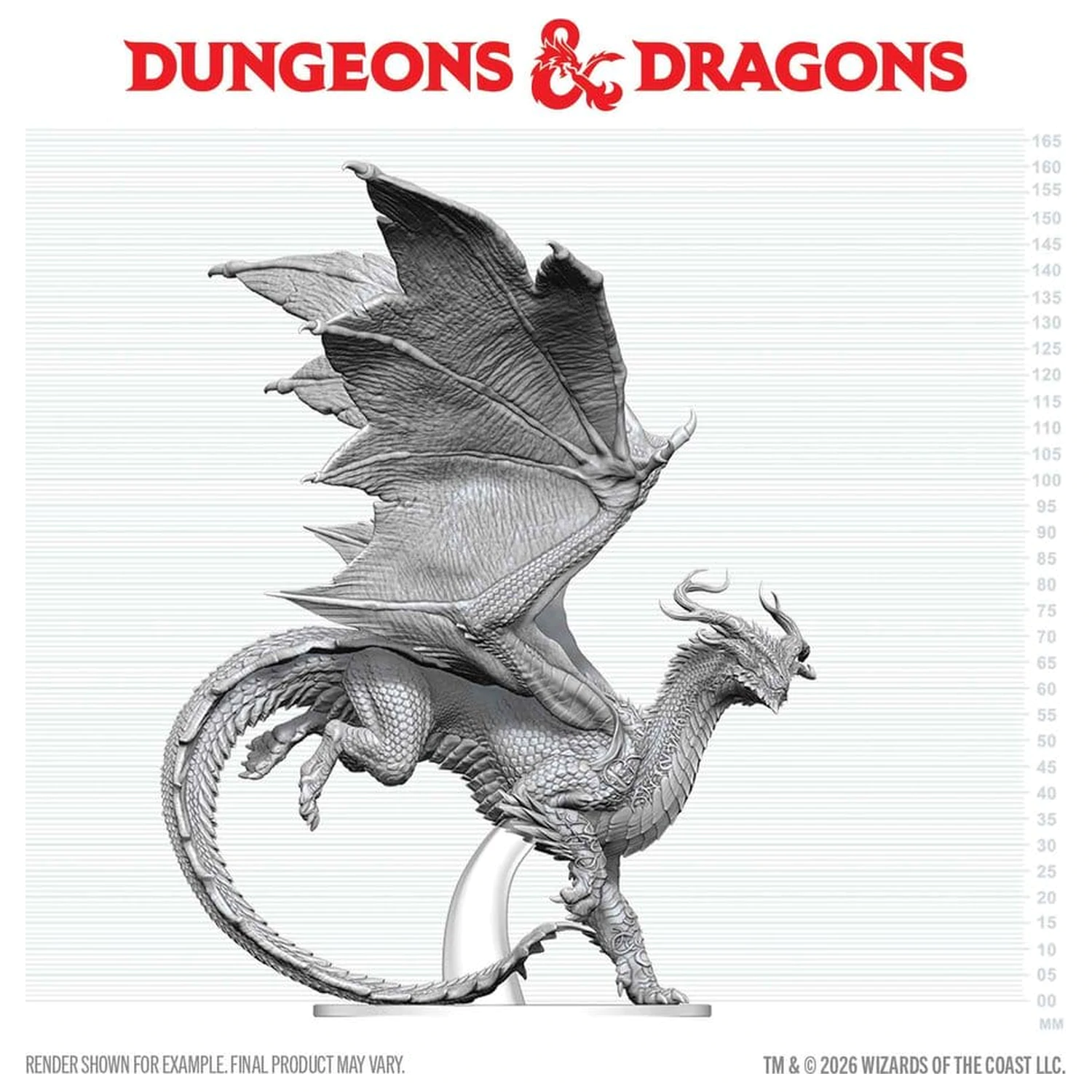 Dungeons & Dragons Nolzur's Marvelous Miniatures Miniatura nepictata Dragon spiritual adult 24 cm poza produsului