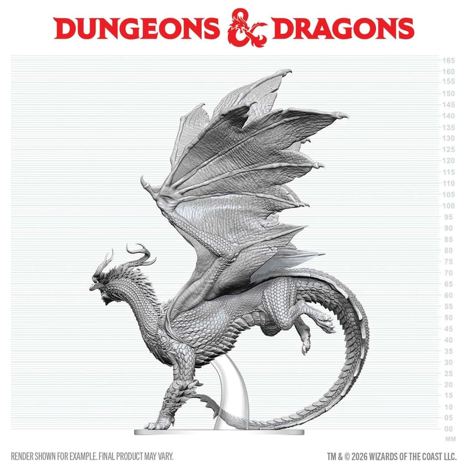 Dungeons & Dragons Nolzur's Marvelous Miniatures Miniatura nepictata Dragon spiritual adult 24 cm poza produsului