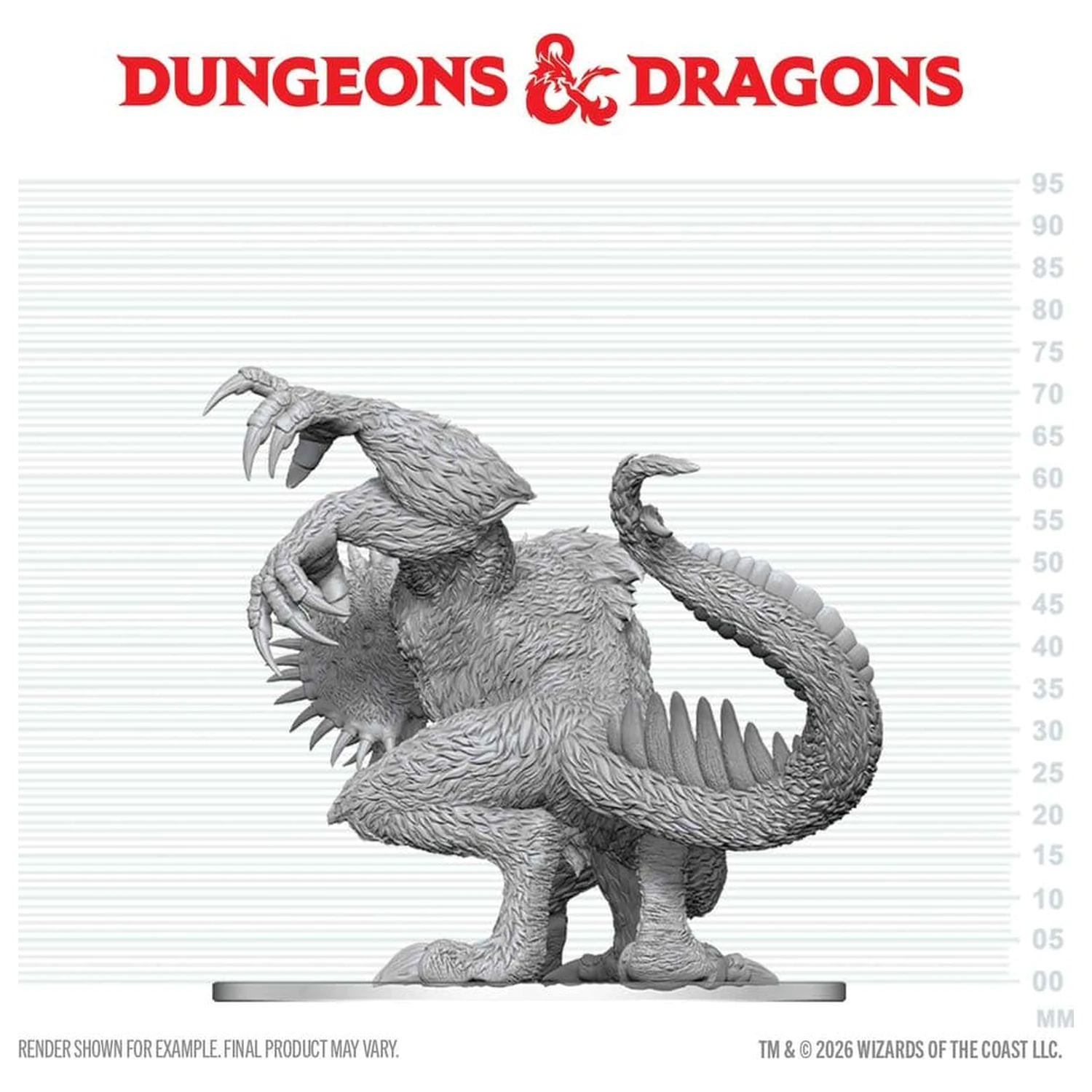 Dungeons & Dragons Nolzur's Marvelous Miniatures Unpainted Miniatura Gug 20 cm poza produsului