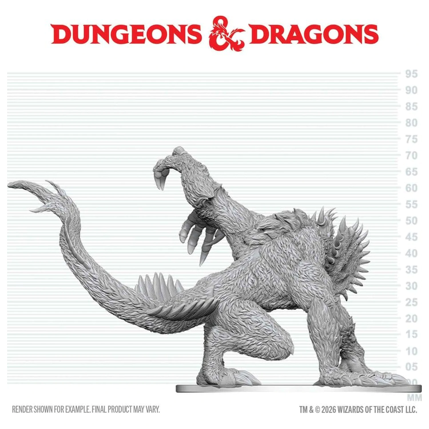 Dungeons & Dragons Nolzur's Marvelous Miniatures Unpainted Miniatura Gug 20 cm poza produsului