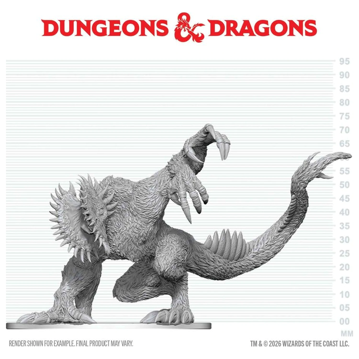 Dungeons & Dragons Nolzur's Marvelous Miniatures Unpainted Miniatura Gug 20 cm poza produsului