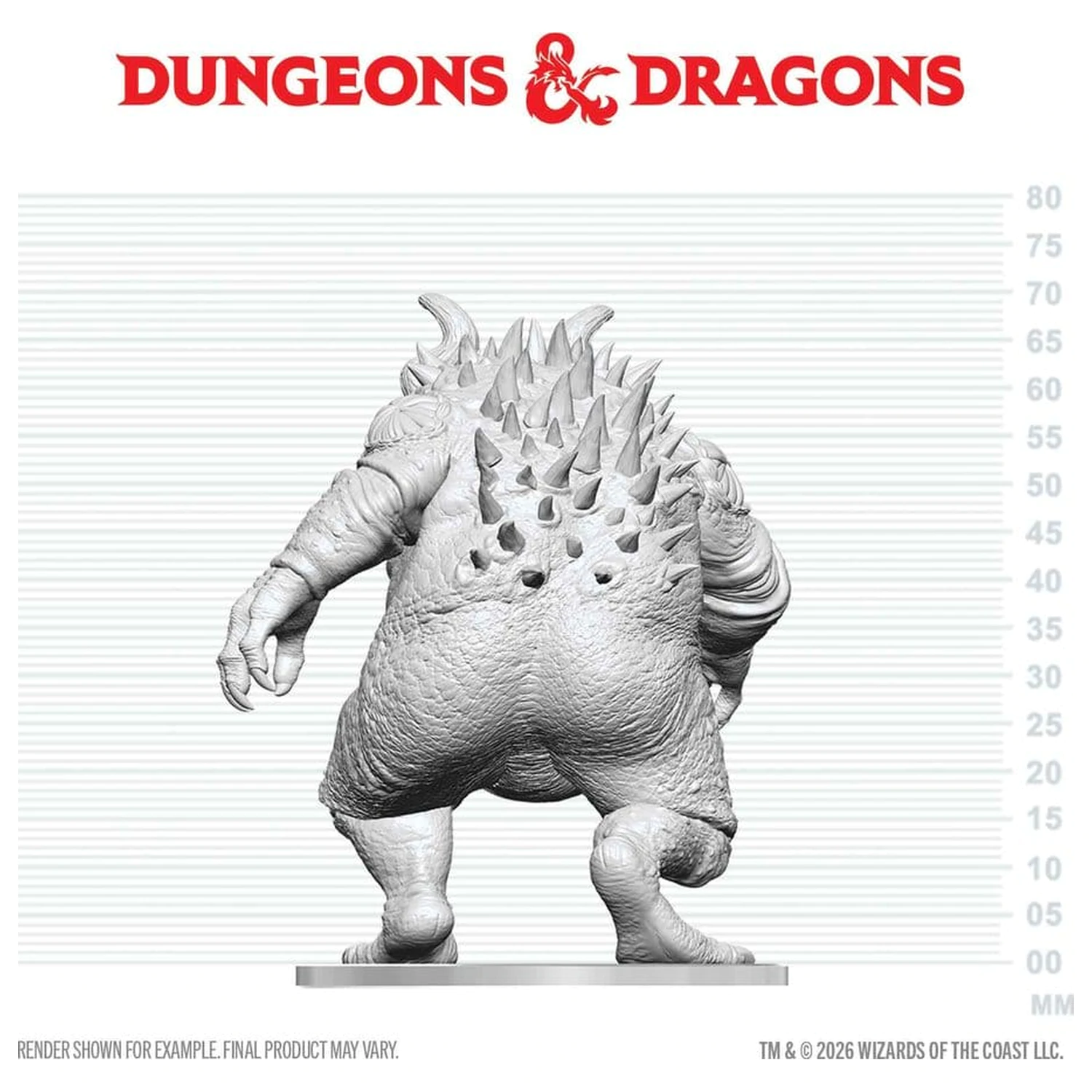 Dungeons & Dragons Nolzur's Marvelous Miniatures Miniatura nepictata Hezrou 17 cm poza produsului