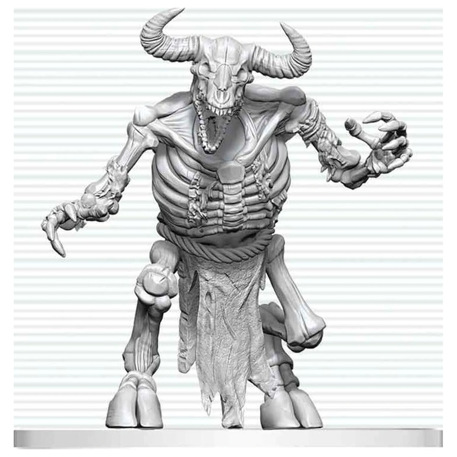 Dungeons & Dragons Nolzur's Marvelous Miniatures Miniatura neagra Schelet de Minotaur 17 cm poza produsului