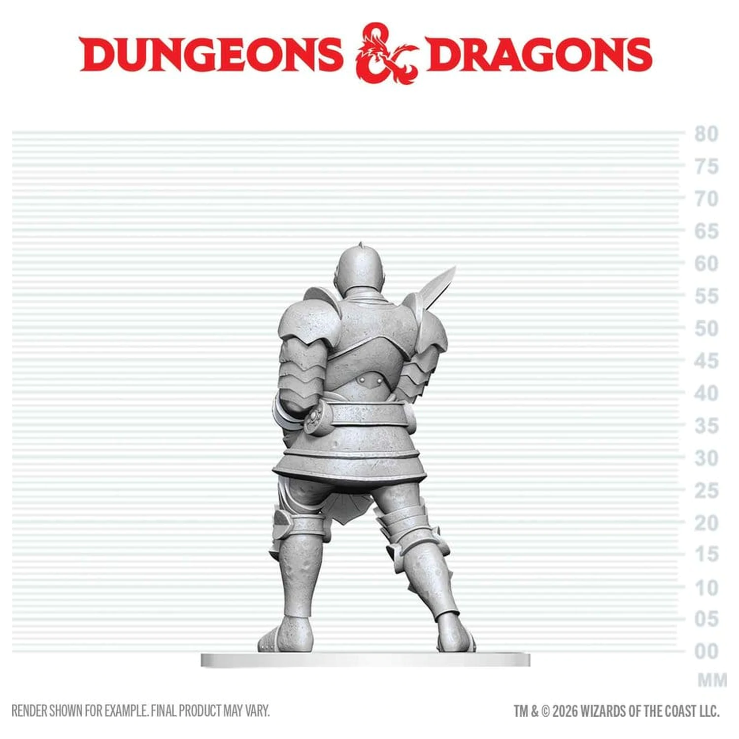Dungeons & Dragons Nolzur's Marvelous Miniatures Miniatura nepictata Red Knight Guardian Golem 14 cm poza produsului