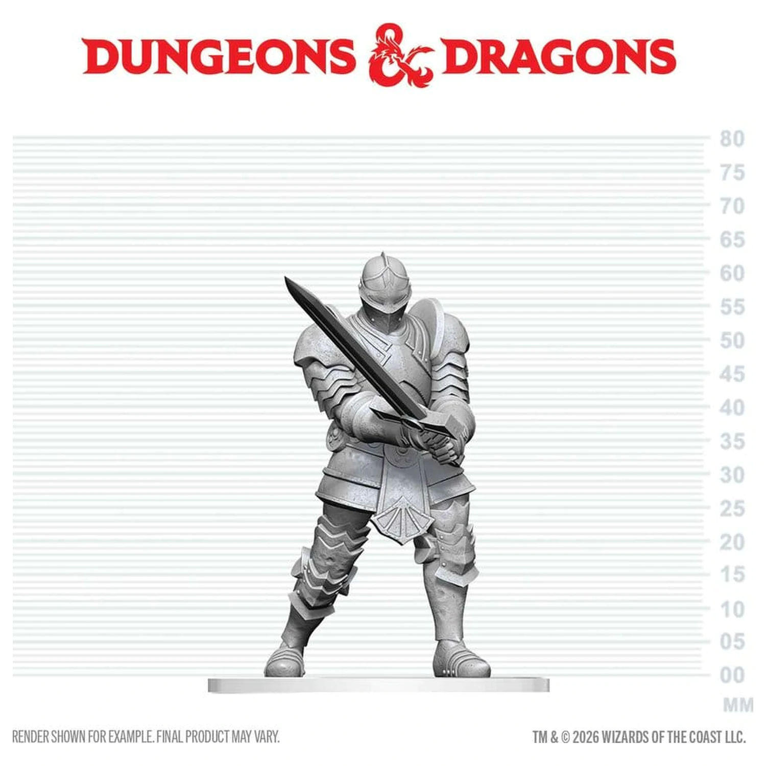 Dungeons & Dragons Nolzur's Marvelous Miniatures Miniatura nepictata Red Knight Guardian Golem 14 cm poza produsului