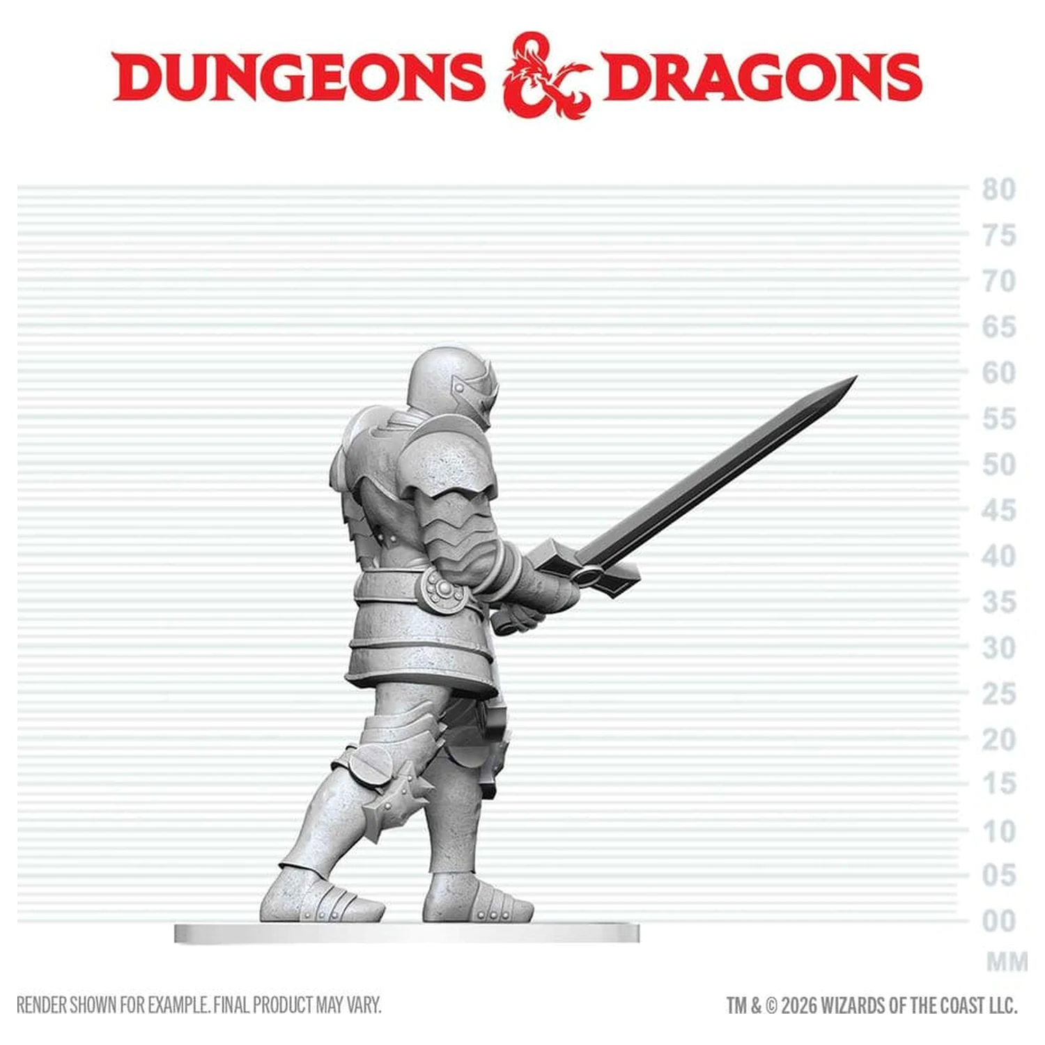 Dungeons & Dragons Nolzur's Marvelous Miniatures Miniatura nepictata Red Knight Guardian Golem 14 cm poza produsului