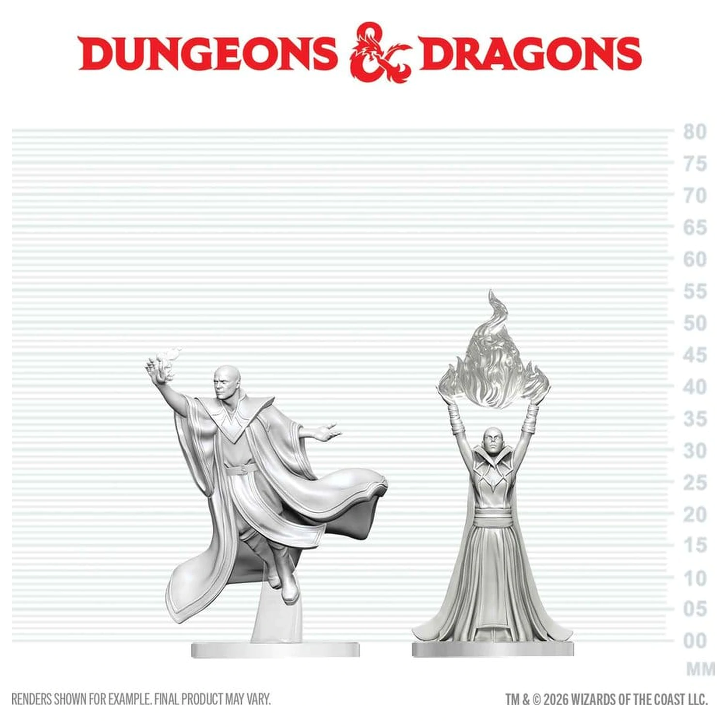 Dungeons & Dragons Nolzur's Marvelous Miniatures Miniatura Nepictata Red Wizard Mage & Archmage 14 cm poza produsului