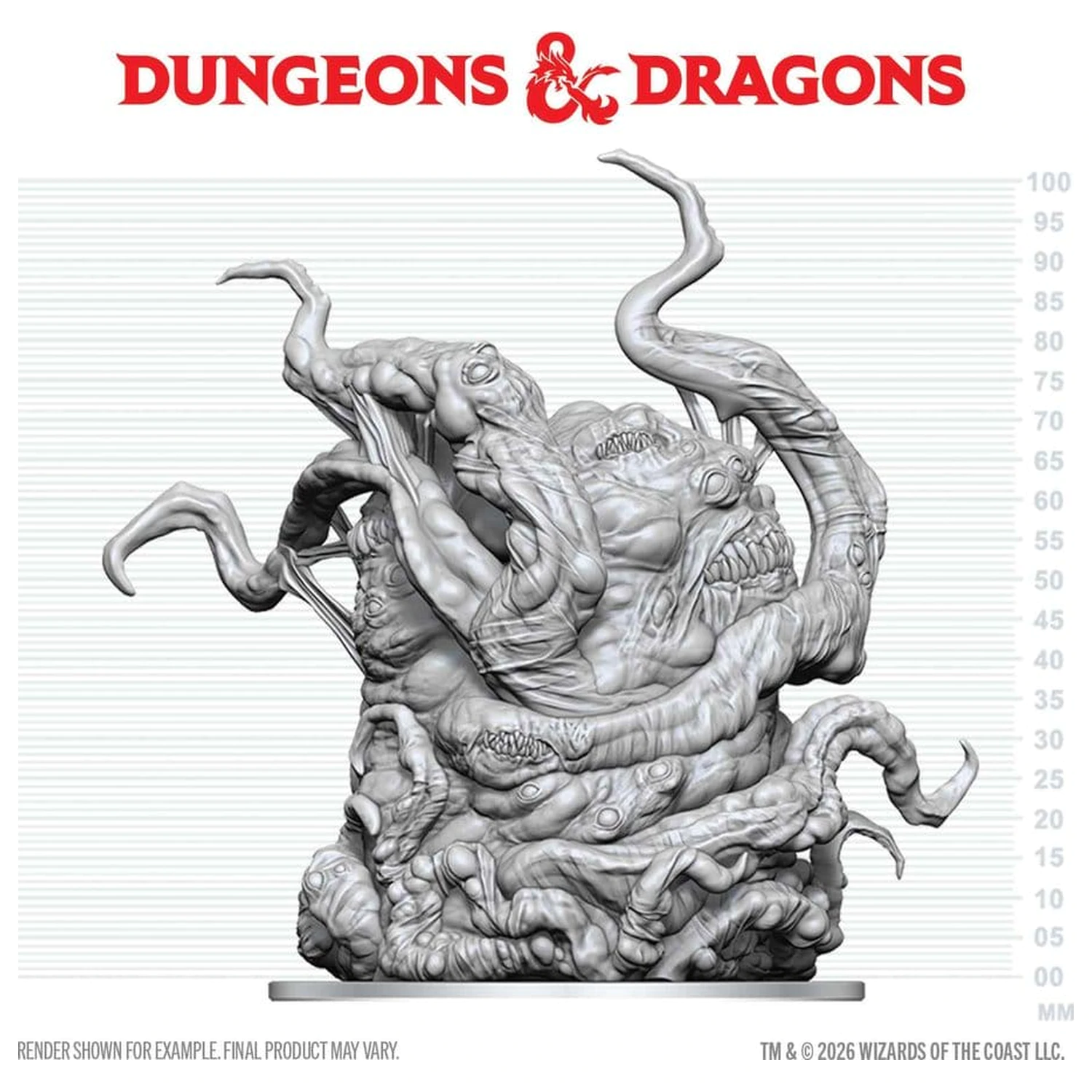 Dungeons & Dragons Nolzur's Marvelous Miniatures Miniatura nepictata Shoggoth 20 cm poza produsului