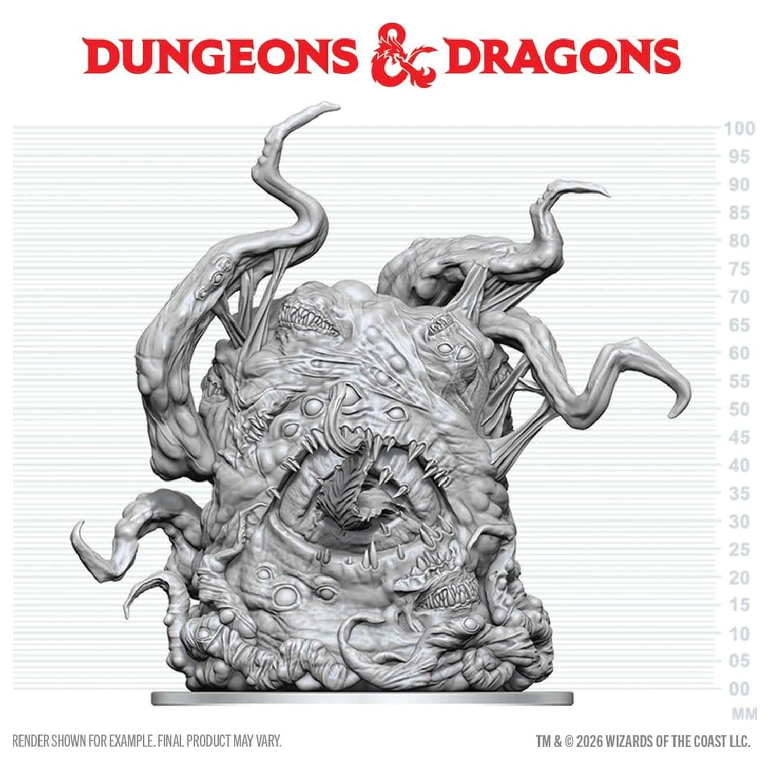 Dungeons & Dragons Nolzur's Marvelous Miniatures Miniatura nepictata Shoggoth 20 cm poza produsului
