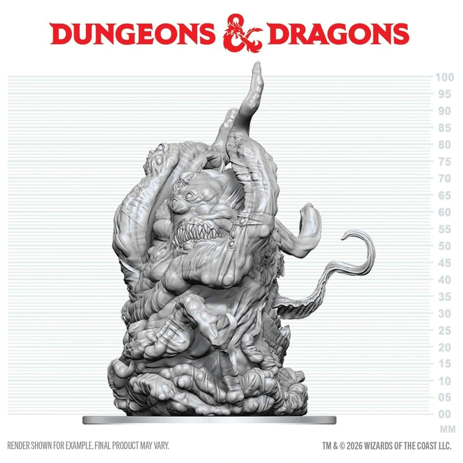 Dungeons & Dragons Nolzur's Marvelous Miniatures Miniatura nepictata Shoggoth 20 cm poza produsului