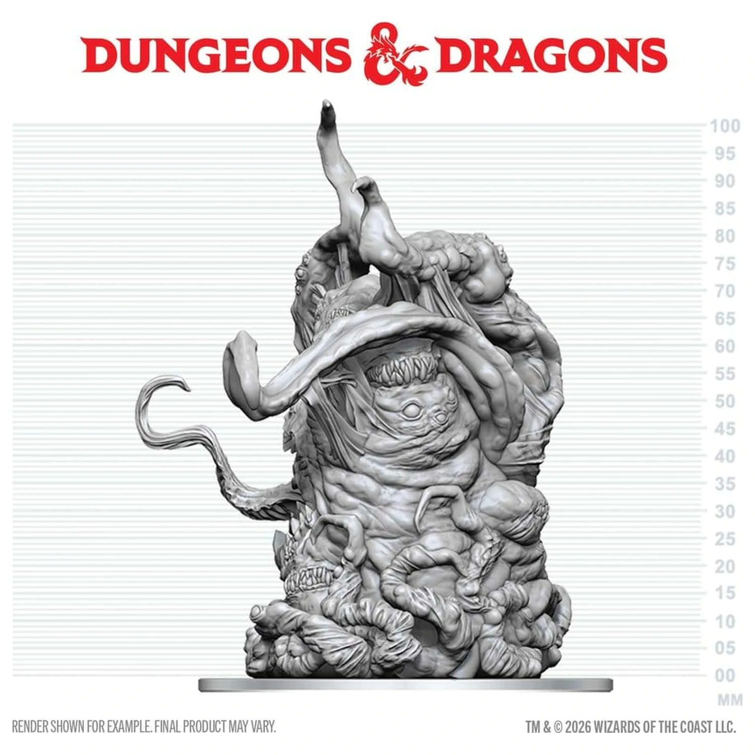 Dungeons & Dragons Nolzur's Marvelous Miniatures Miniatura nepictata Shoggoth 20 cm poza produsului
