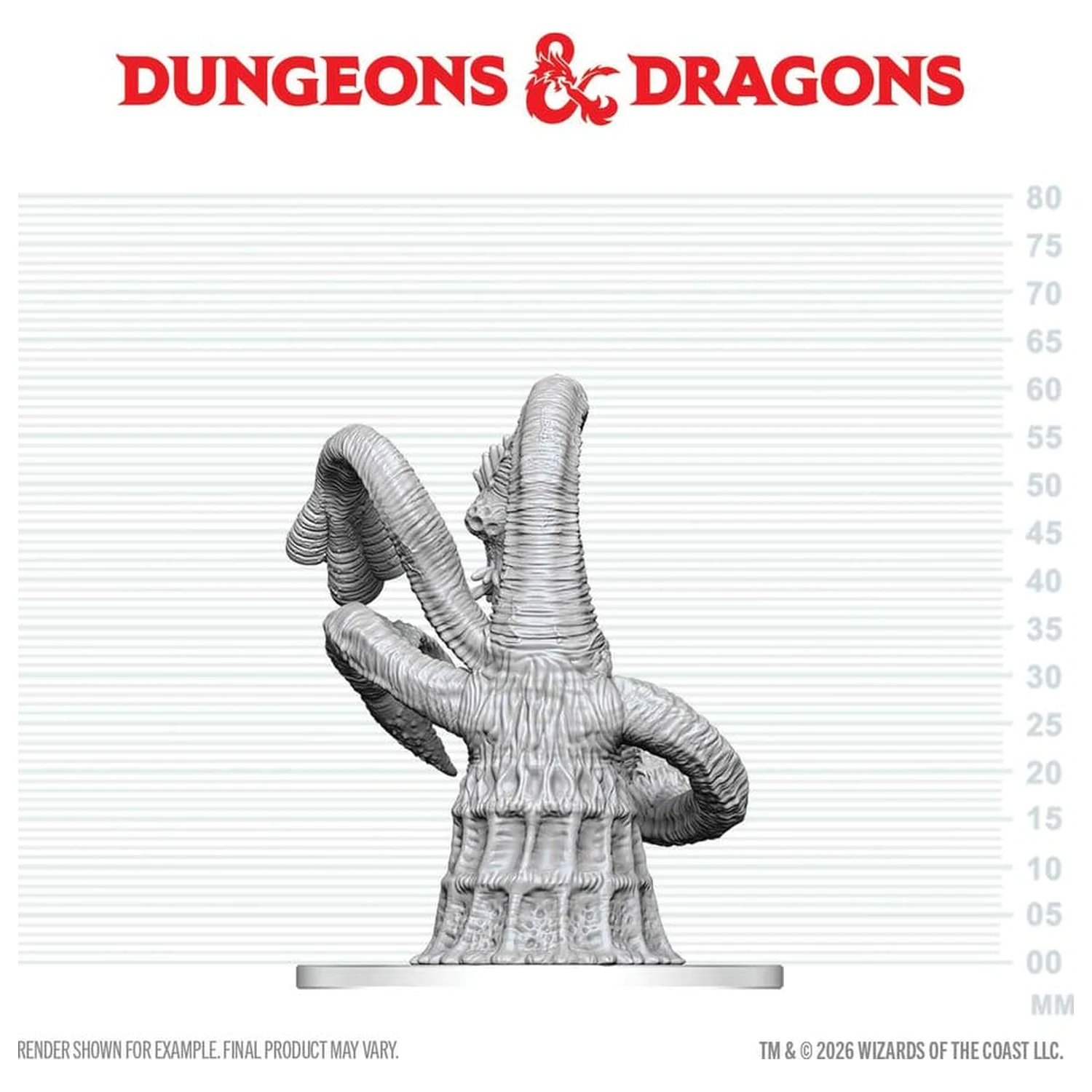 Dungeons & Dragons Nolzur's Marvelous Miniatures Miniatura neagra Yithian 14 cm poza produsului