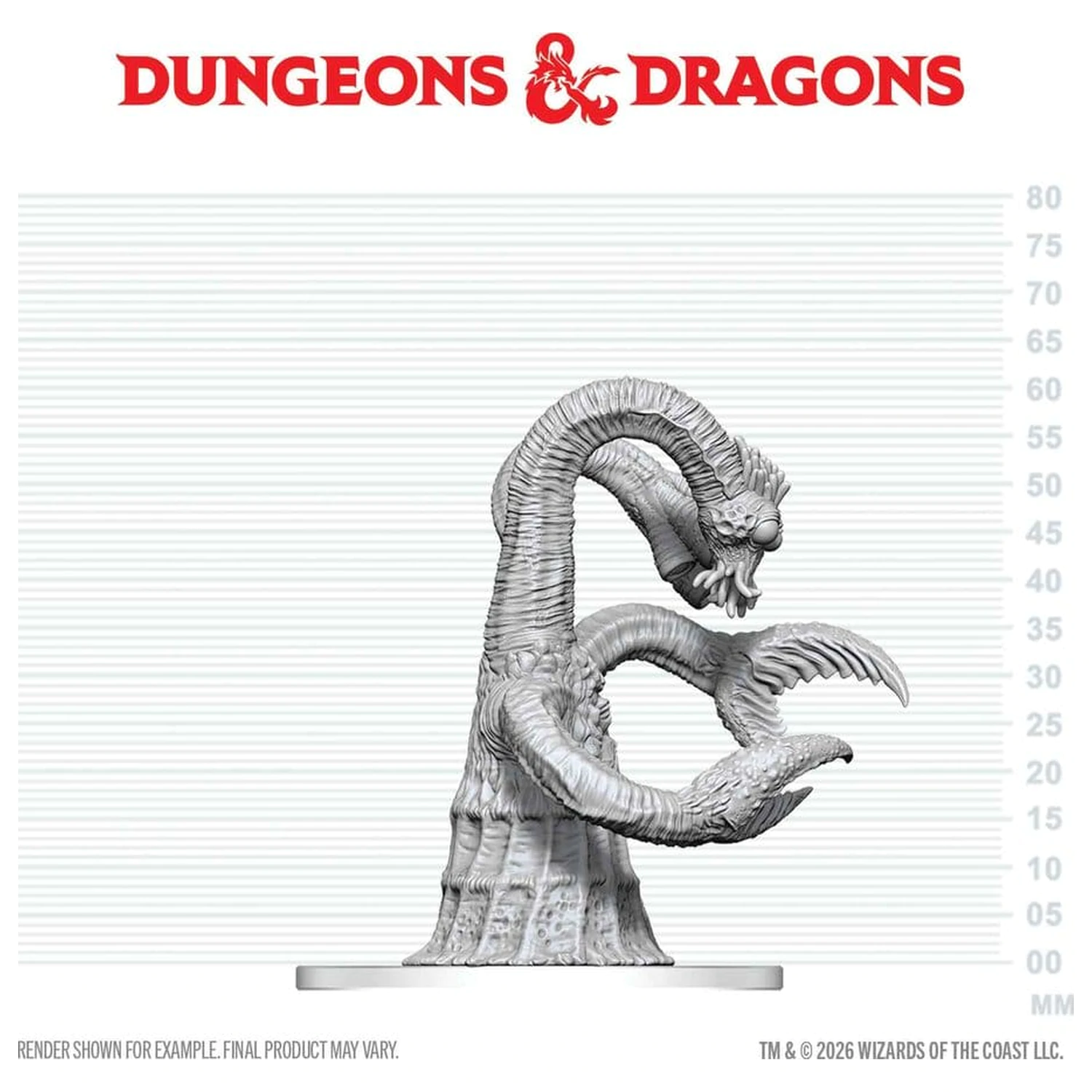 Dungeons & Dragons Nolzur's Marvelous Miniatures Miniatura neagra Yithian 14 cm poza produsului