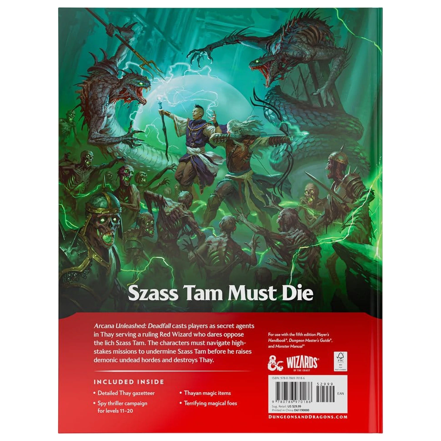 Dungeons & Dragons RPG Arcana Unleashed: Deadfall carte Versiunea în engleză poza produsului