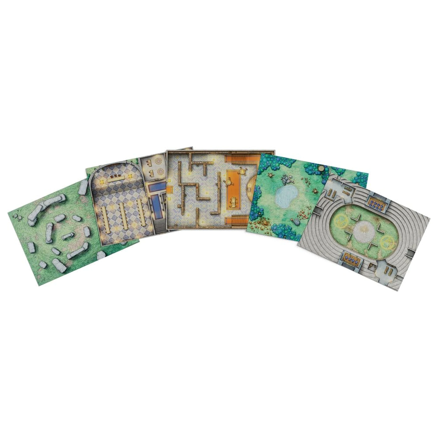 Dungeons & Dragons RPG Arcana Unleashed: Set de Hărți *Versiunea în engleză* poza produsului