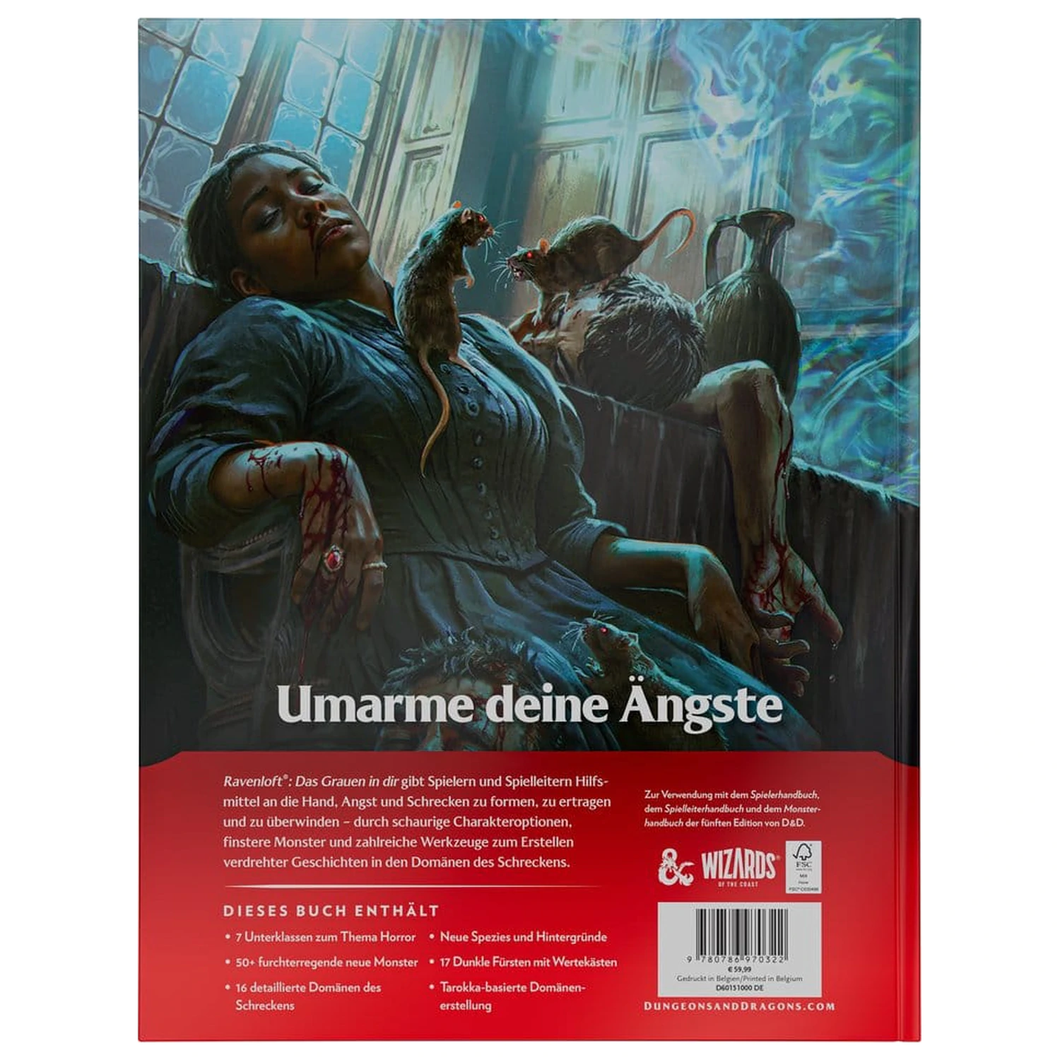 Dungeons & Dragons RPG Ravenloft: Das Grauen in Dir Carte *versiunea germană* poza produsului