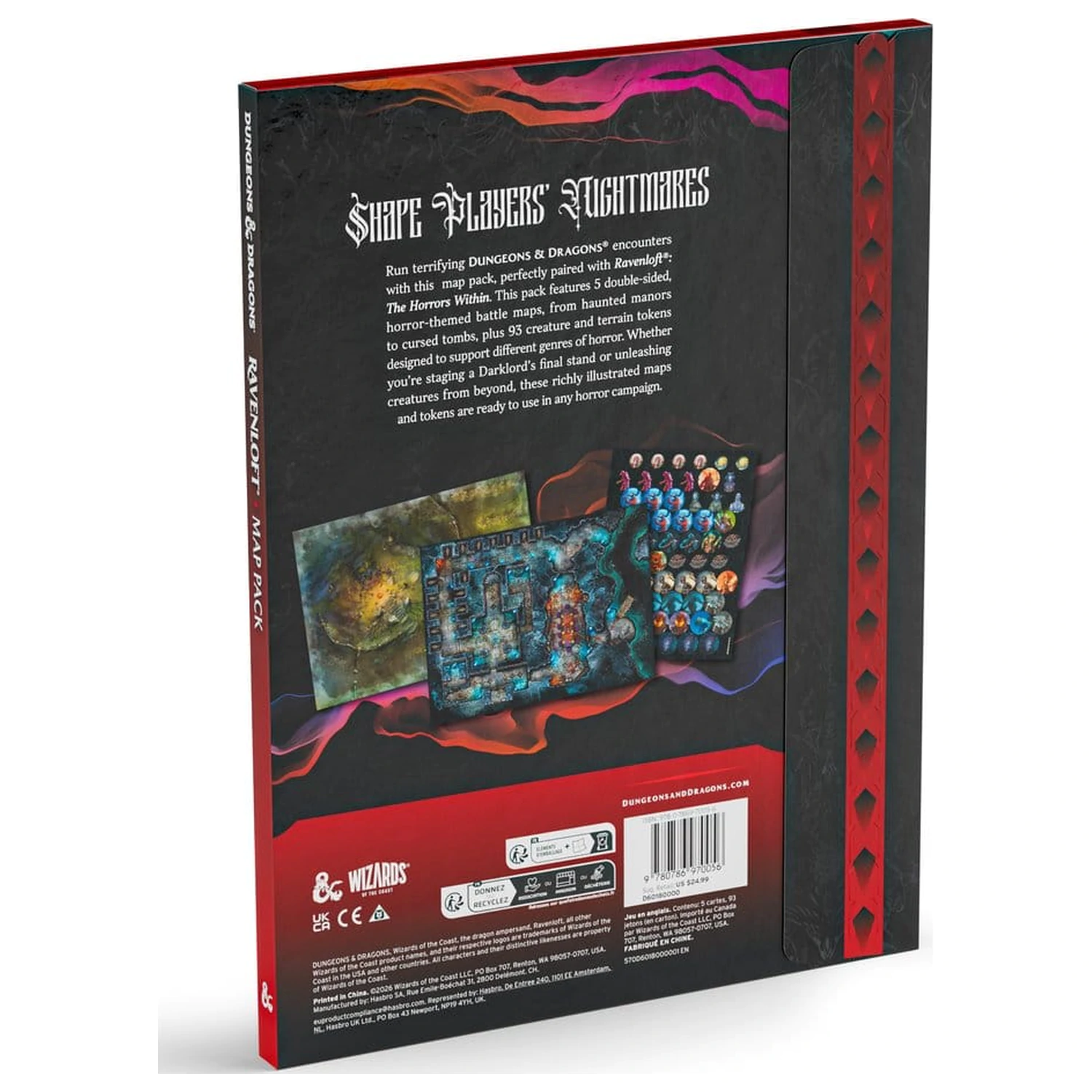 Dungeons & Dragons RPG Ravenloft: The Horrors Within Pachet de Hărți *Versiunea Engleză* poza produsului