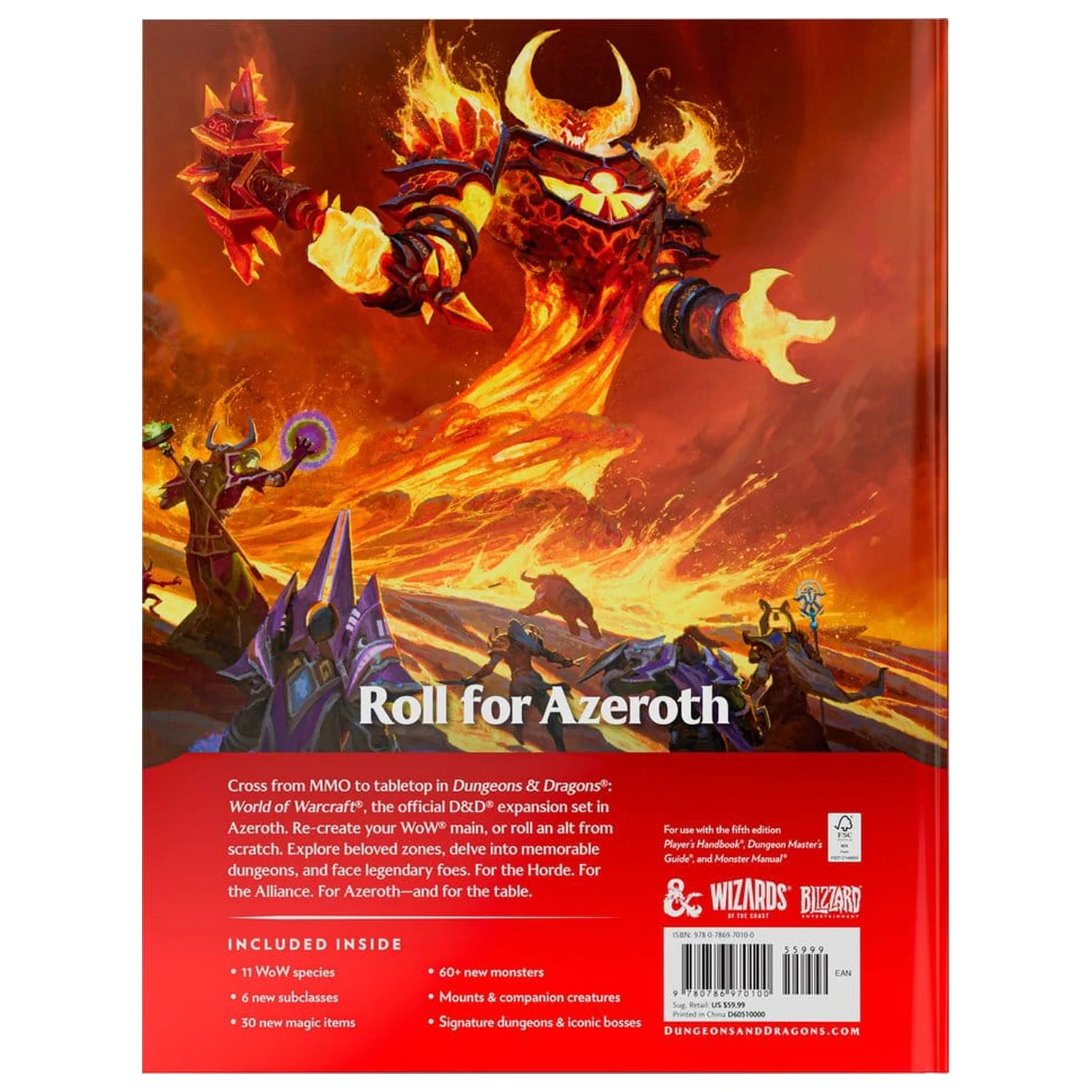 Dungeons & Dragons RPG World of Warcraft Carte Versiune engleză poza produsului