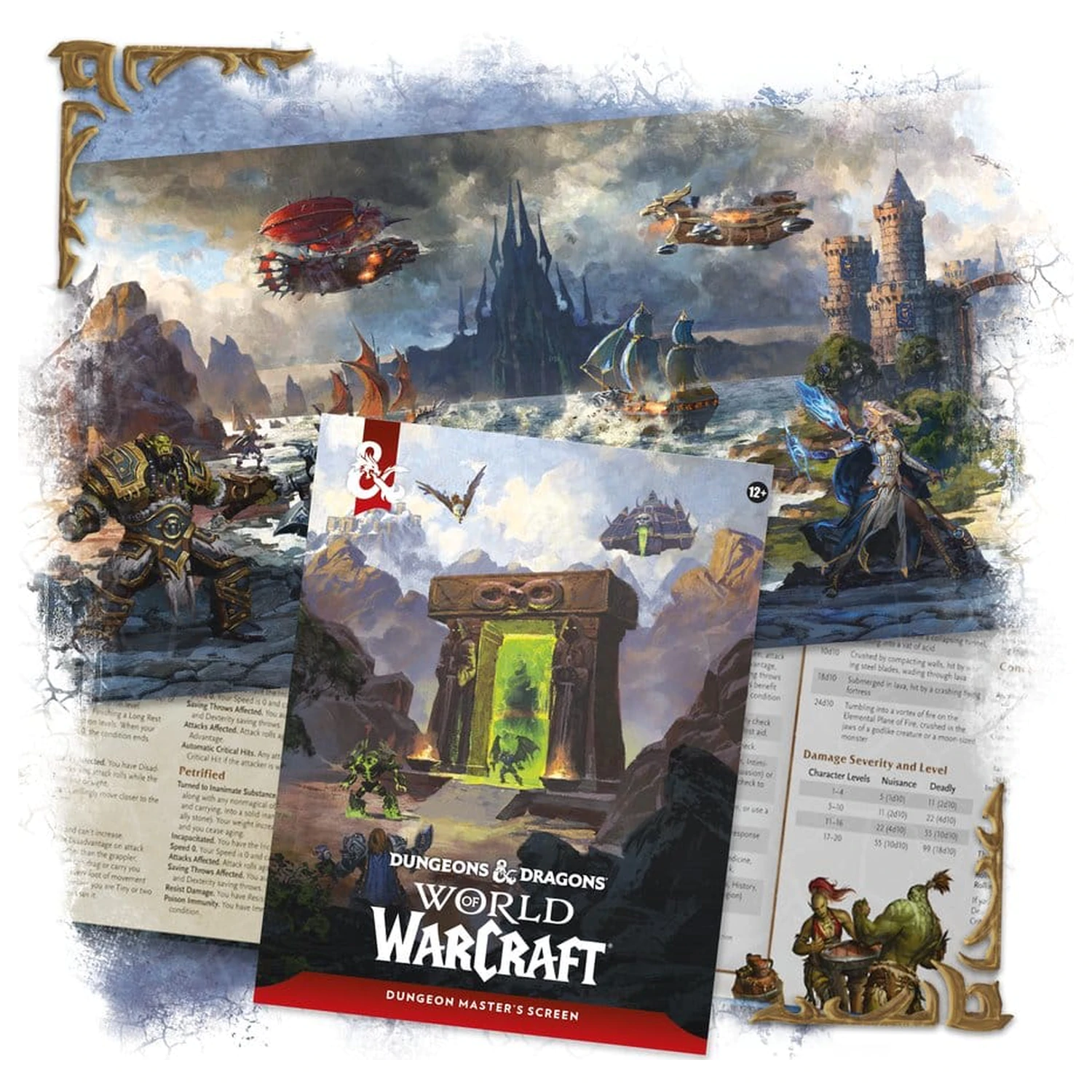 Dungeons & Dragons RPG World of Warcraft Dungeon Master's Screen versiunea în limba engleză poza produsului