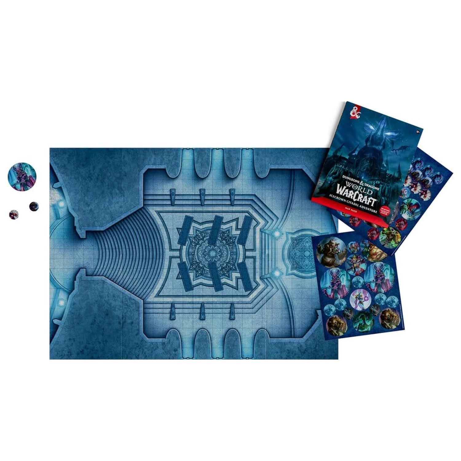 Dungeons & Dragons RPG World of Warcraft: Icecrown Citadel Adventure Map Pack Versiune engleză poza produsului