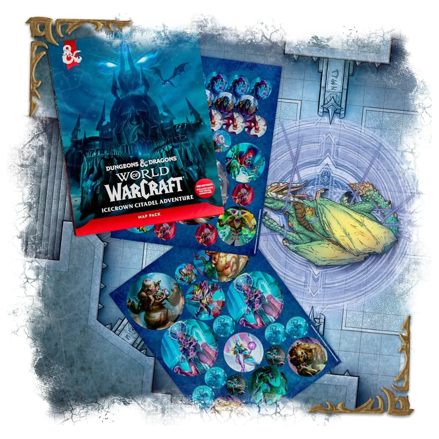 Dungeons & Dragons RPG World of Warcraft: Icecrown Citadel Adventure Map Pack Versiune engleză poza produsului