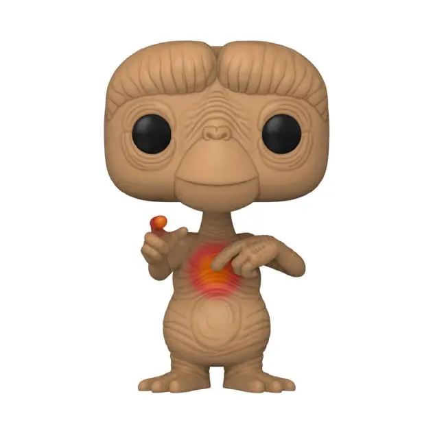 E.T. 40th Anniversary POP! Movies Figurina Vinil E.T. cu inimă (Strălucitoare în întuneric) 9 cm poza produsului