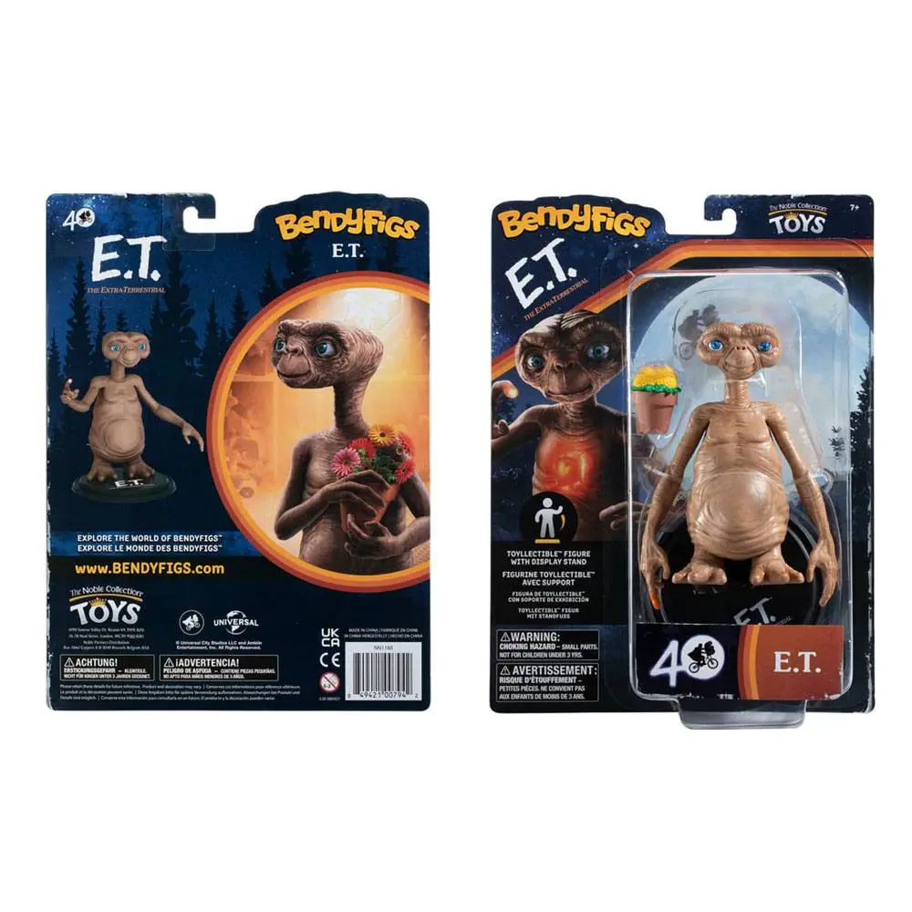 E.T. the Extra-Terrestrial Bendyfigs Figurina flexibilă E.T. 14 cm poza produsului