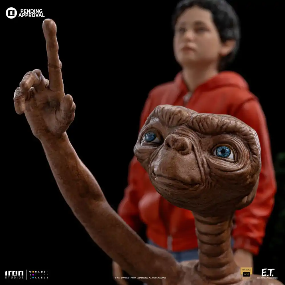 E.T. The Extra-Terrestrial Deluxe Statuie artistică la scară 1/10 E.T., Elliot și Gertie 19 cm poza produsului