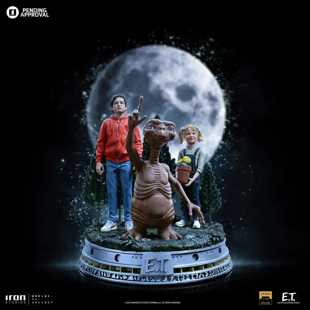 E.T. The Extra-Terrestrial Deluxe Statuie artistică la scară 1/10 E.T., Elliot și Gertie 19 cm poza produsului