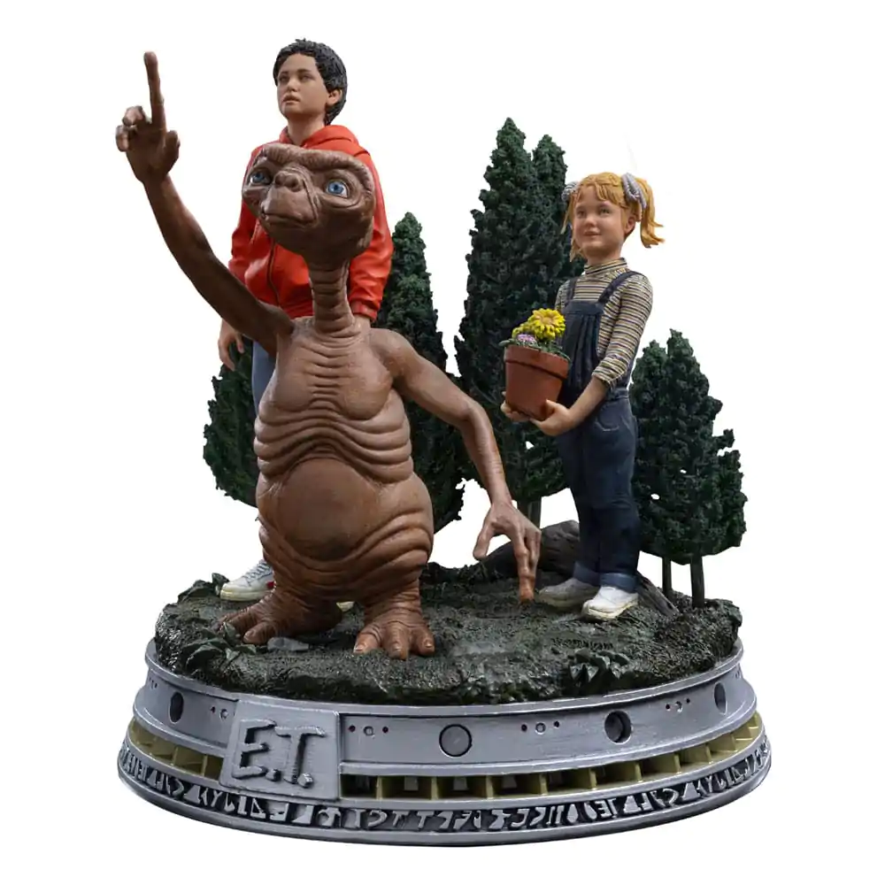 E.T. The Extra-Terrestrial Deluxe Statuie artistică la scară 1/10 E.T., Elliot și Gertie 19 cm poza produsului