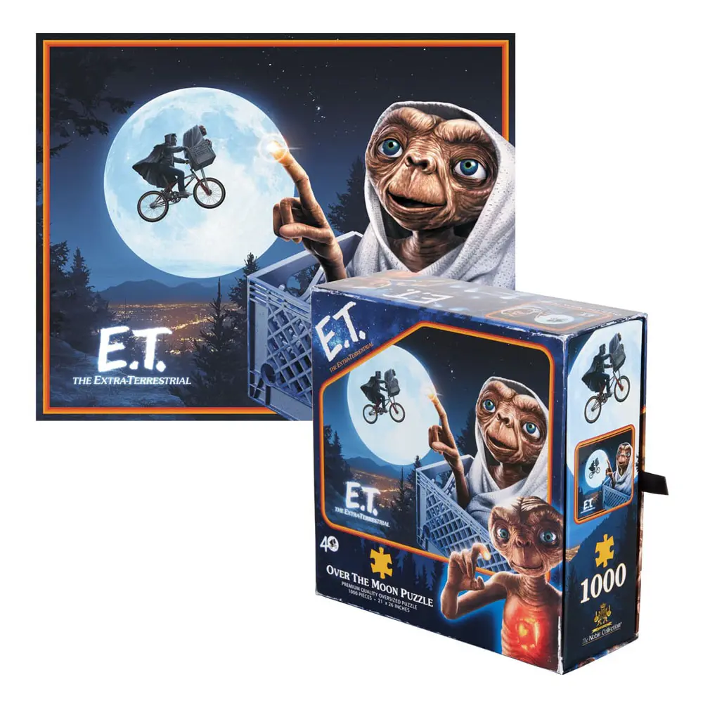 E.T. the Extra-Terrestrial puzzle E.T Over The Moon (1000 de piese) poza produsului