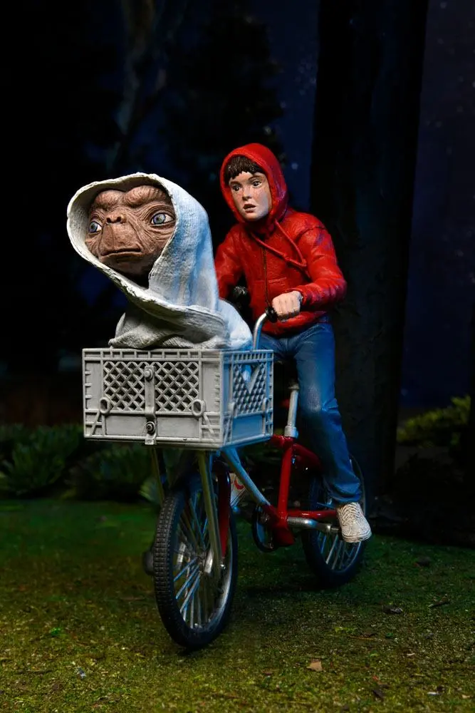 E.T. the Extra-Terrestrial Figurina Elliott & E.T. on Bicycle 13 cm poza produsului
