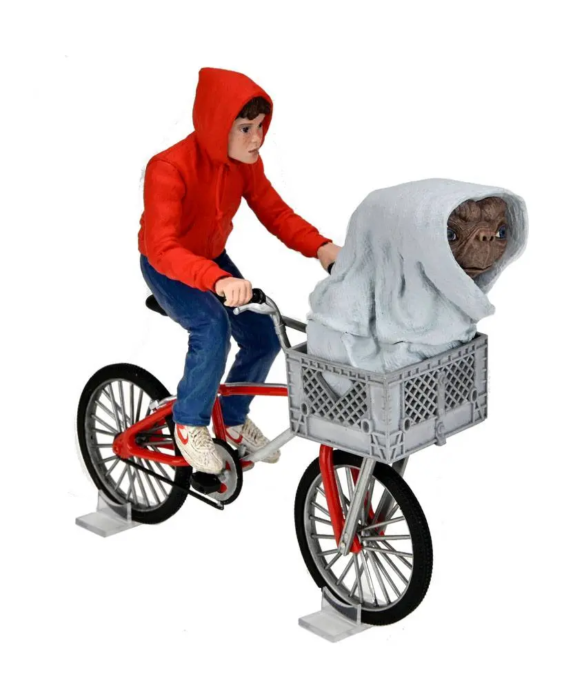 E.T. the Extra-Terrestrial Figurina Elliott & E.T. on Bicycle 13 cm poza produsului