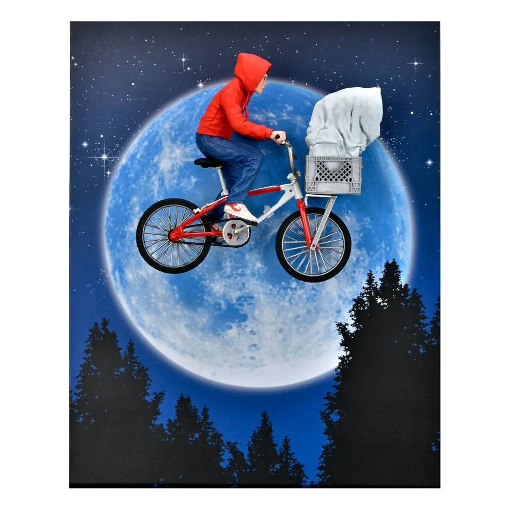E.T. the Extra-Terrestrial Figurina Elliott & E.T. on Bicycle 13 cm poza produsului