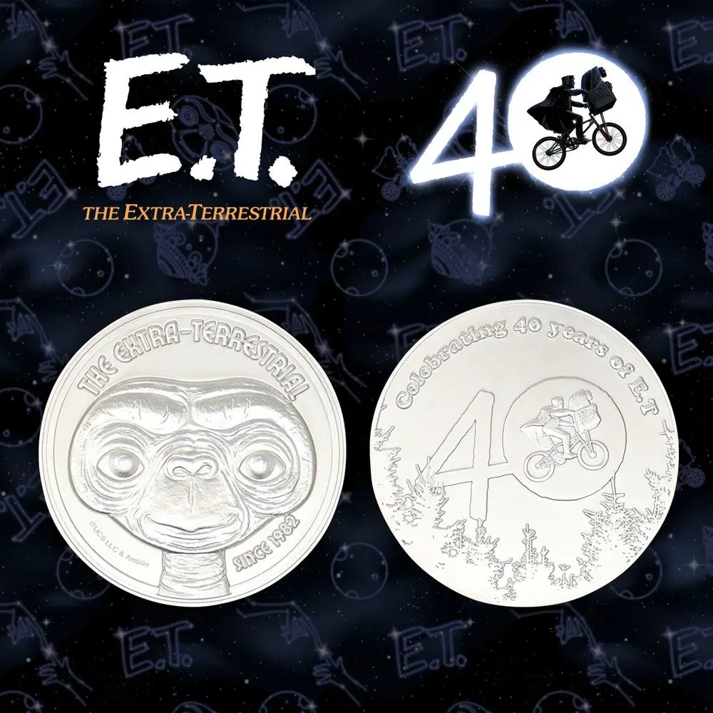 E.T. the Extra-Terrestrial Medalion E.T. 40th Anniversary Limited Edition Medalion poza produsului