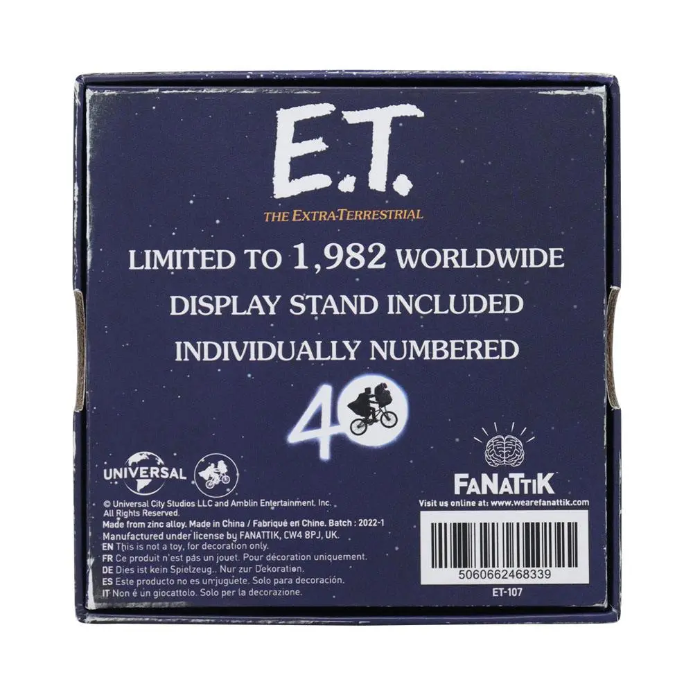 E.T. the Extra-Terrestrial Medalion E.T. 40th Anniversary Limited Edition Medalion poza produsului