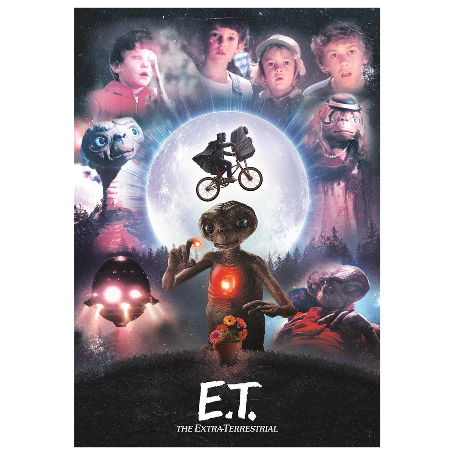 E.T. the Extra-Terrestrial puzzle 1000 piese poza produsului