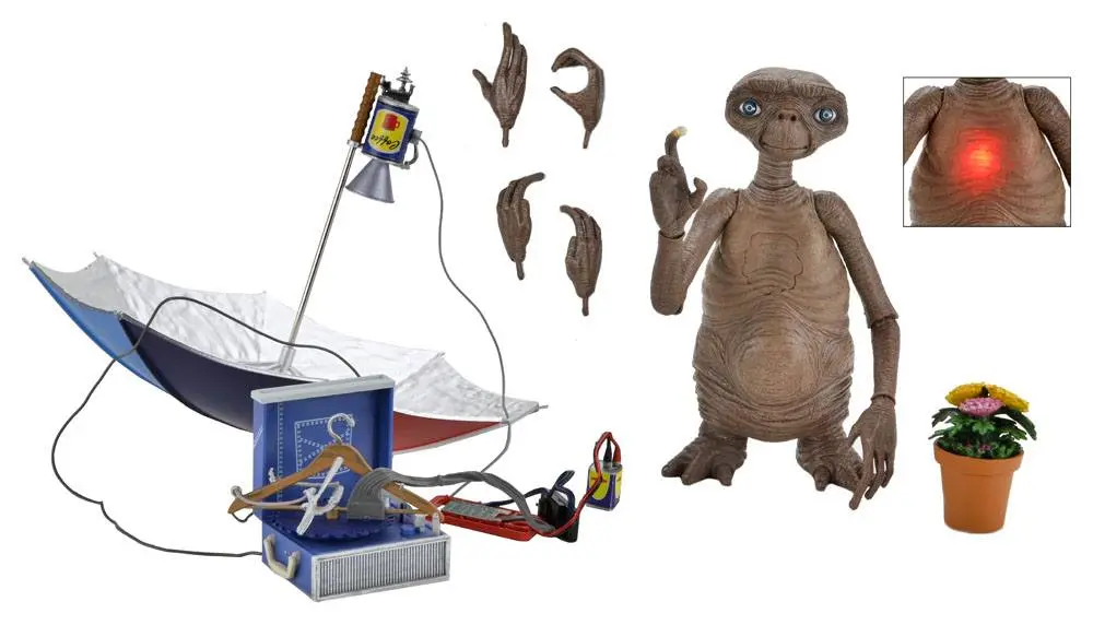 Figurină de acțiune E.T. the Extra-Terrestrial Ultimate Deluxe E.T. 11 cm poza produsului