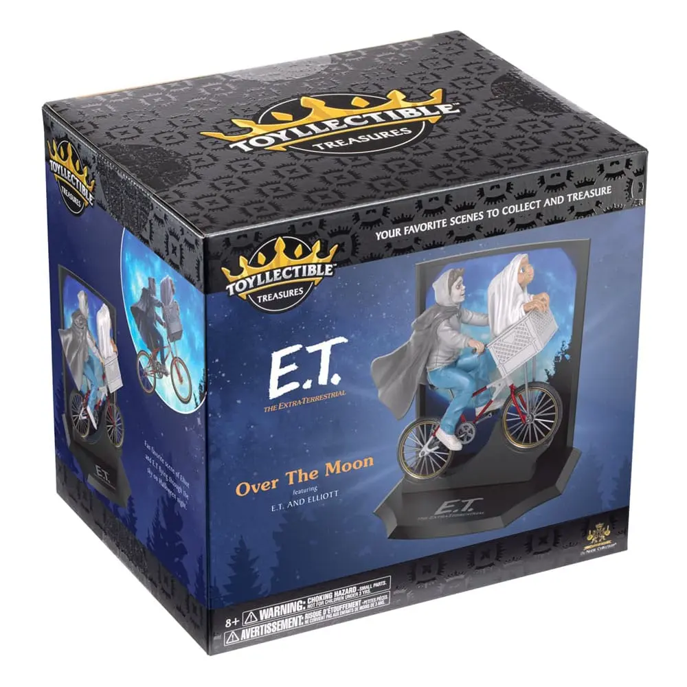 E.T. Toyllectible Treasure Statuie E.T. and Elliott Over the Moon 13 cm poza produsului