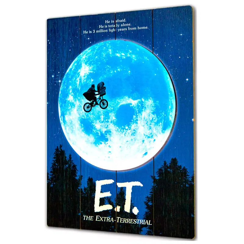 E.T. the Extra-Terrestrial WoodArts Tablou 3D din lemn The Extra-Terrestrial 30 x 40 cm poza produsului