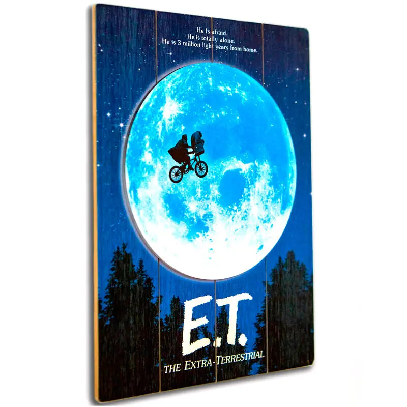 E.T. the Extra-Terrestrial WoodArts Tablou 3D din lemn The Extra-Terrestrial 30 x 40 cm poza produsului