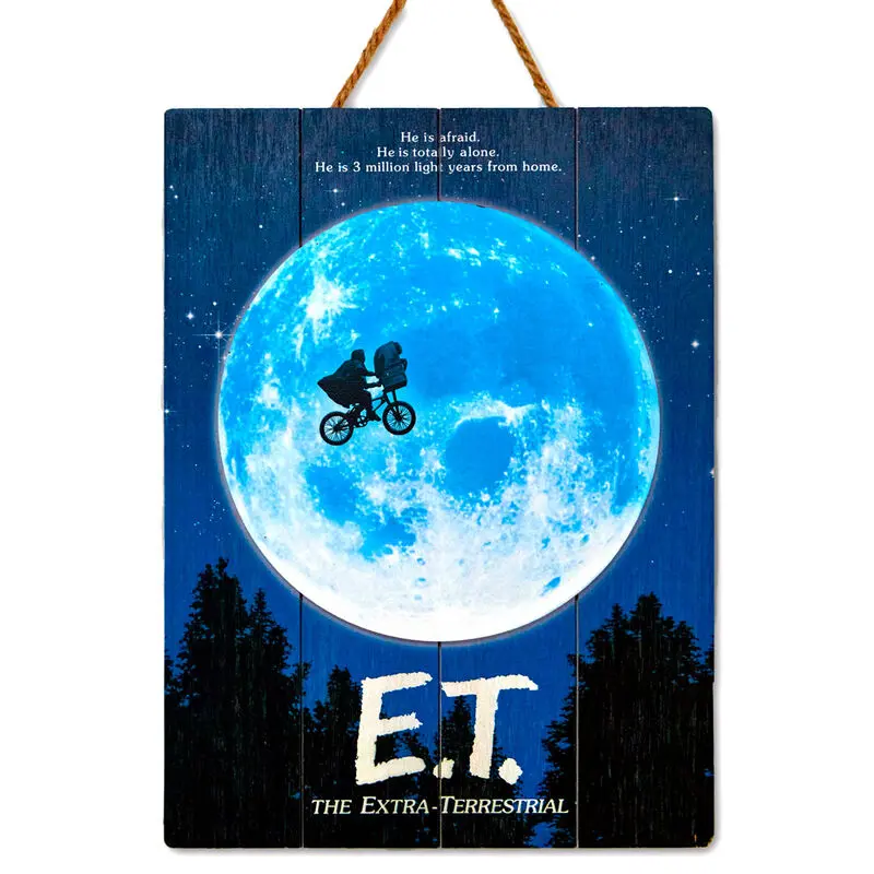 E.T. the Extra-Terrestrial WoodArts Tablou 3D din lemn The Extra-Terrestrial 30 x 40 cm poza produsului