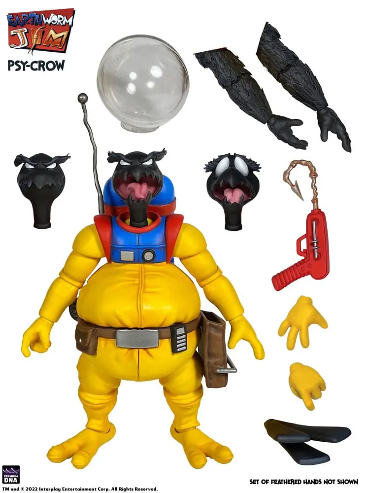 Figurină Earthworm Jim Wave 1: Psy-Crow 15 cm poza produsului