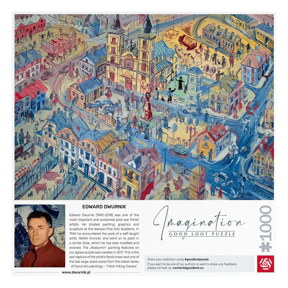 Edward Dwurnik Imagination Puzzle Radzymin (1000 piese) poza produsului