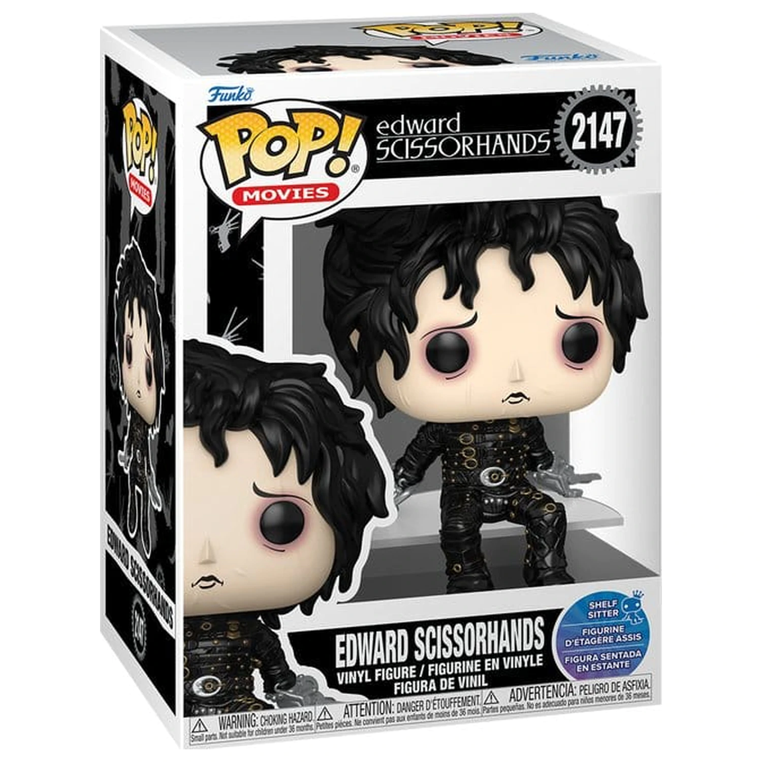 Edward Scissorhands Funko POP! Movies Figurină din Vinil Edward (Sitting) 9 cm poza produsului
