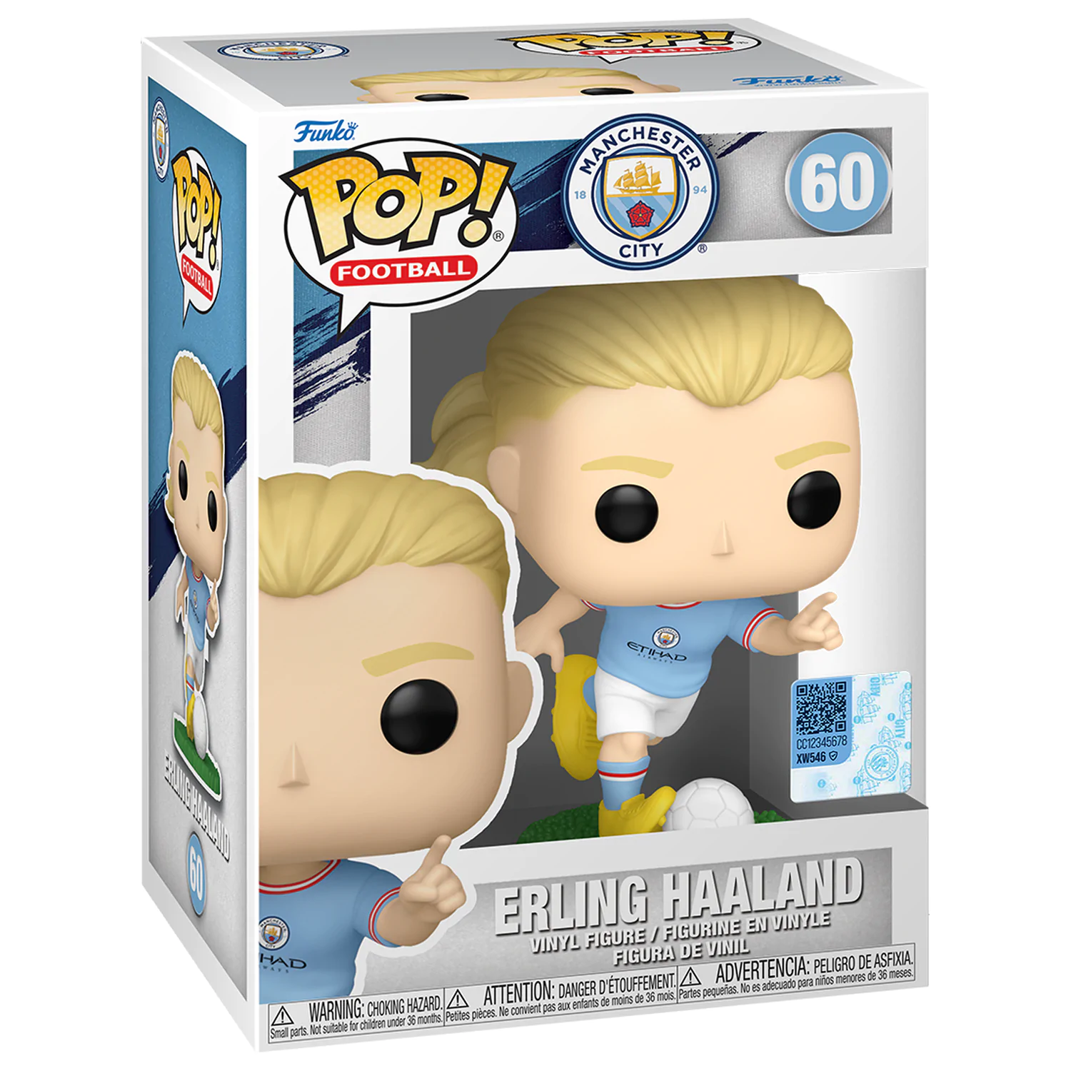 Figurină de vinil EFL POP! Fotbal ManCity - Erling Haaland 9 cm poza produsului