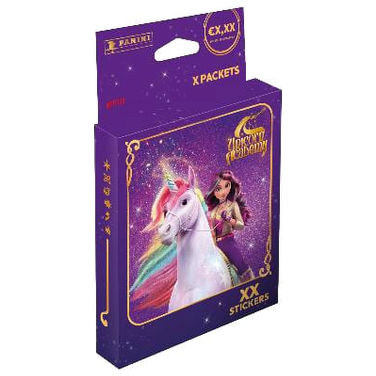 Unicorn Academy Colecția de autocolante blister ecologic Versiunea germană poza produsului